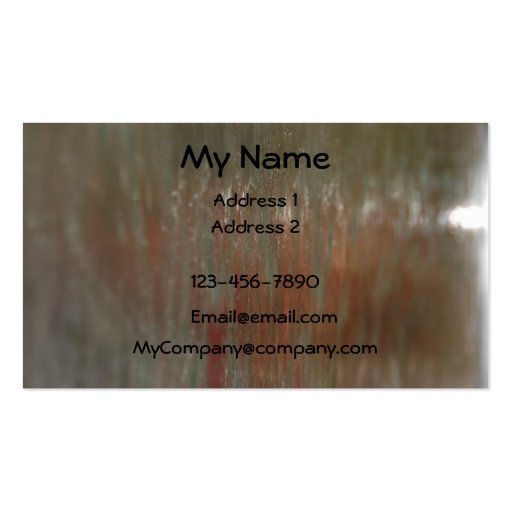 Modern Gold Business Card (front side)