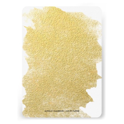 MODERN GOLD FOIL WEDDING INVITATION