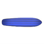 Modern gray and blue transparent stripes skateboard decks