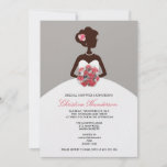 Modern Gray Bridal Shower Invitation invitations