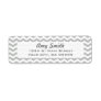 Modern Gray Chevron Address Lables Return Address Label Modern Gray Chevron Address Lables Return Address Label