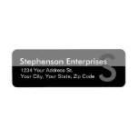 Modern Grays Return Address Labels labels