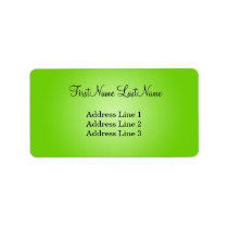 Modern Green Address Label labels