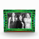 modern green brown abstract photo frame awards