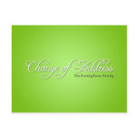 Modern Green Change of Address Postcard