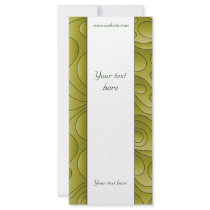 Modern green design rack cards