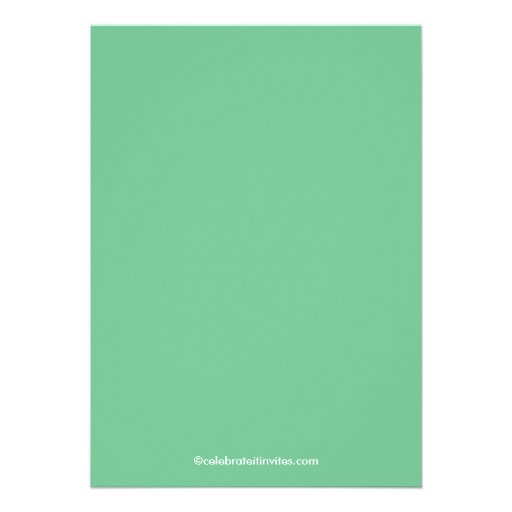 Modern Green Floral Boy Baby Shower Invitation