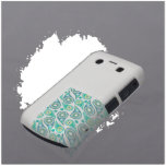 Modern Green Paisley BlackBerry Bold Case
