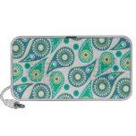Modern Green Paisley Mini Speaker