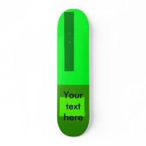 Modern green squares skate board