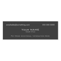 Modern Grey Business Card