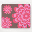 Modern Groovy Daisies Mousepad by mazarakes Modern Groovy Daisies Mousepad