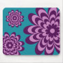 Modern Groovy Daisies Mousepad