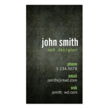 Modern Grunge Business Cards