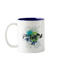 Modern Grunge Halftone Florida Mug