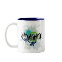 Modern Grunge Halftone Idaho Mug by MugUSA Modern Grunge Halftone Idaho Mug