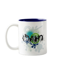 Modern Grunge Halftone Idaho Mug