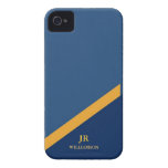 Modern Guy Navy Blue iPhone4 Case-Mate™ Case-mate Iphone 4 Case