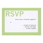 Modern Heart Ampersand Wedding RSVP Cards Custom Announcement