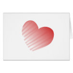 Modern heart Valentine's gifts and tees Card