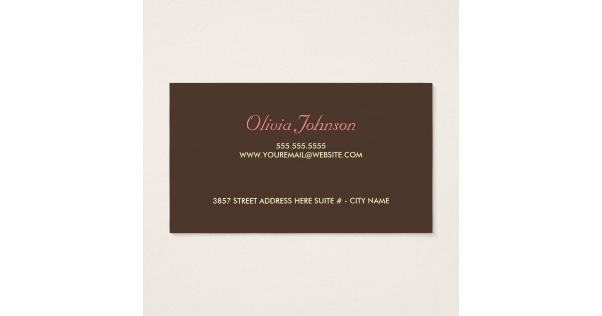 Modern Henna Design Business Cards Zazzle