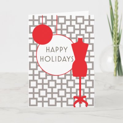 Holiday Fashions Store on Let This Modern Fashion Inspired Card Send A Happy Holiday Wish From