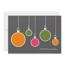 Modern Holiday Invitation - Dark Gray by mazarakes Modern Holiday Invitation - Dark Gray