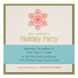 Modern Holiday Party Invitations