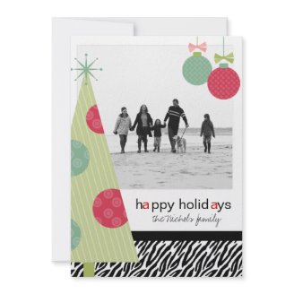Modern Holiday Photo Cards