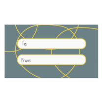 Modern Holiday Tag business cards