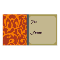 Modern Holiday Tag business cards
