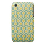 Modern honeycomb geometric tribal pattern print Case-Mate iPhone 3 case
