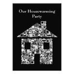 Modern House Home Housewarming Party Invitation invitations
