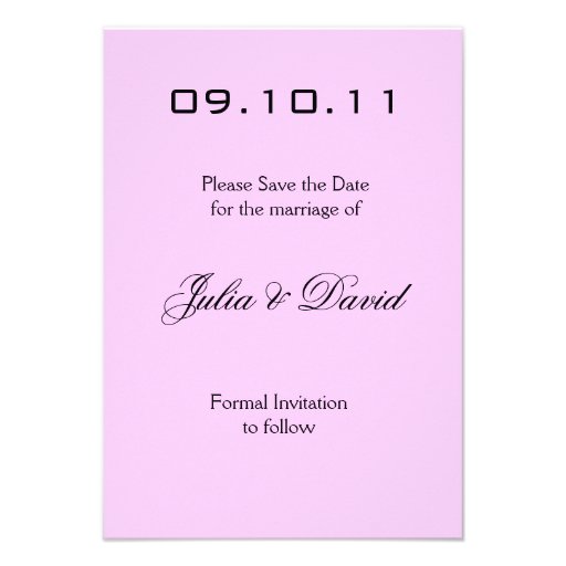 Modern Hydrangea Save the Date Announcement