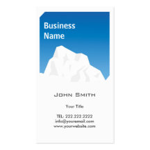 Modern Ice Mountain business card