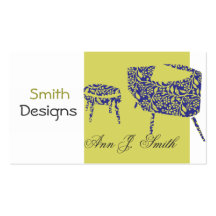 Modern Interior Design Business Card