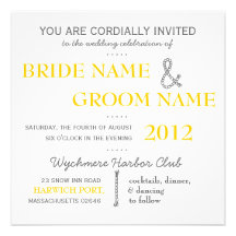 Modern Invitation Suite Wedding Invite