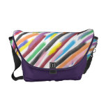 Modern Irises Messenger Bags