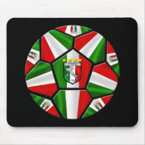 Modern Italian Soccer ball panels artwork gifts mousepads by Calcio Modern Italian Soccer ball panels artwork gifts mousepads