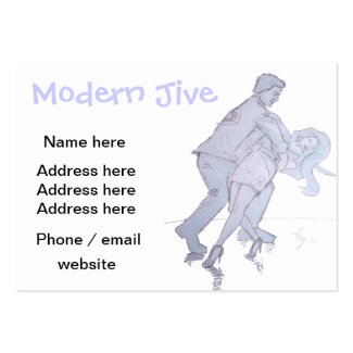 Modern Jive Business Cards