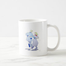 Modern Jive Ceroc Cartoon Couple Coffee Mugs