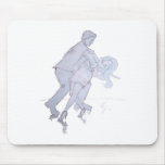 Modern Jive Ceroc Competition Dancers Mousepads