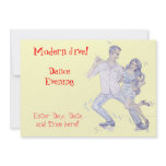 Modern Jive Ceroc Dancers Personalized Invitation