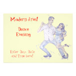Modern Jive Ceroc Dancers Personalized Invitation