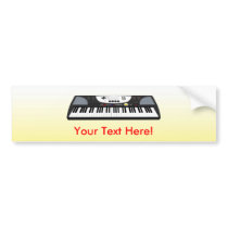 Modern Keyboard Synth: 3D Model: Bumper Sticker bumper stickers by spiritswitchboard Modern Keyboard Synth: 3D Model: Bumper Sticker bumper stickers