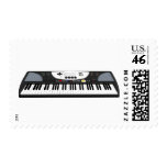 Modern Keyboard Synth: 3D Model: Postage Stamp
