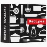Modern kitchen recipe binder / organizer