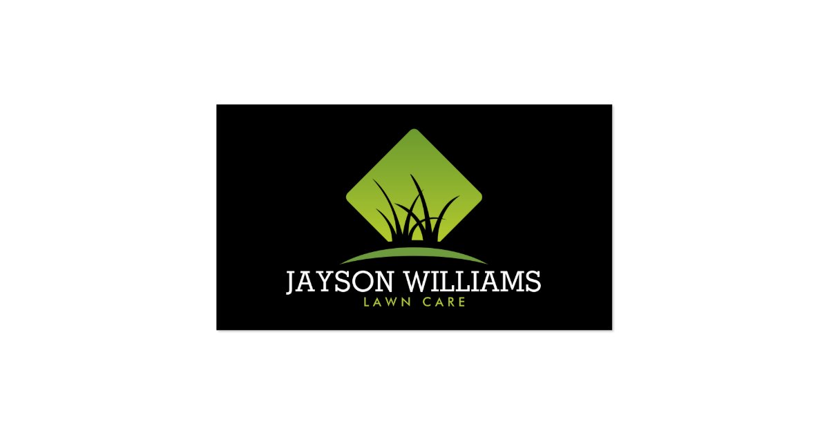 modern lawn care landscaping grass logo ii business card lawn care business logos