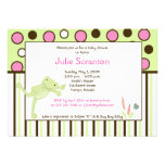 Modern Leap Frog Baby Shower Invitation