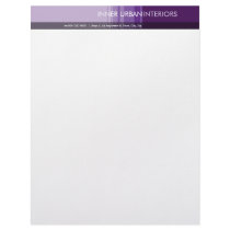 MODERN LETTERHEAD :: modish stripe 4